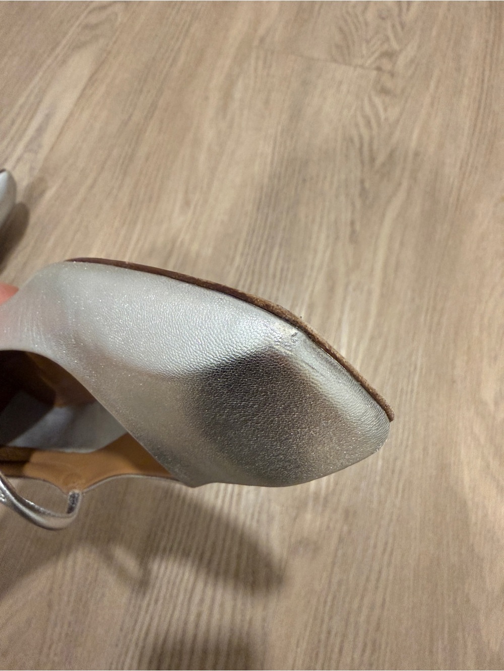 Aeyde Silver Mary Jane Ballet Flats - Picture 7 of 7